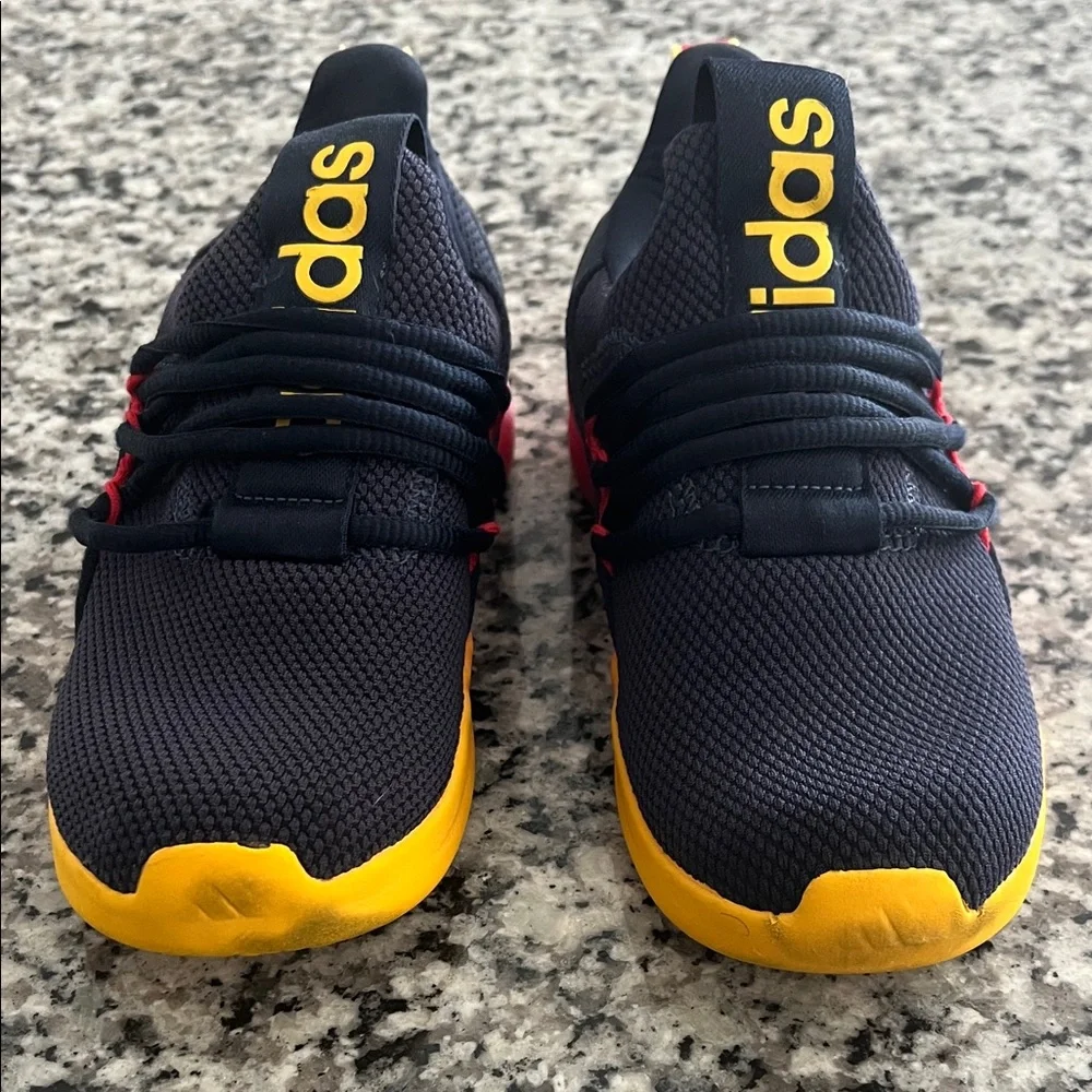 adidas Lite Racer Adapt 7.0 K 'Legend Ink Crew Yellow' size 1, Little Boy - Picture 3 of 7